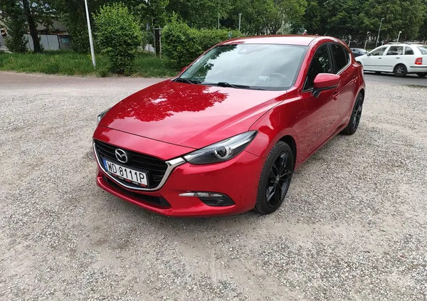 świętokrzyskie Mazda 3 cena 74900 przebieg: 99900, rok produkcji 2018 z Warszawa